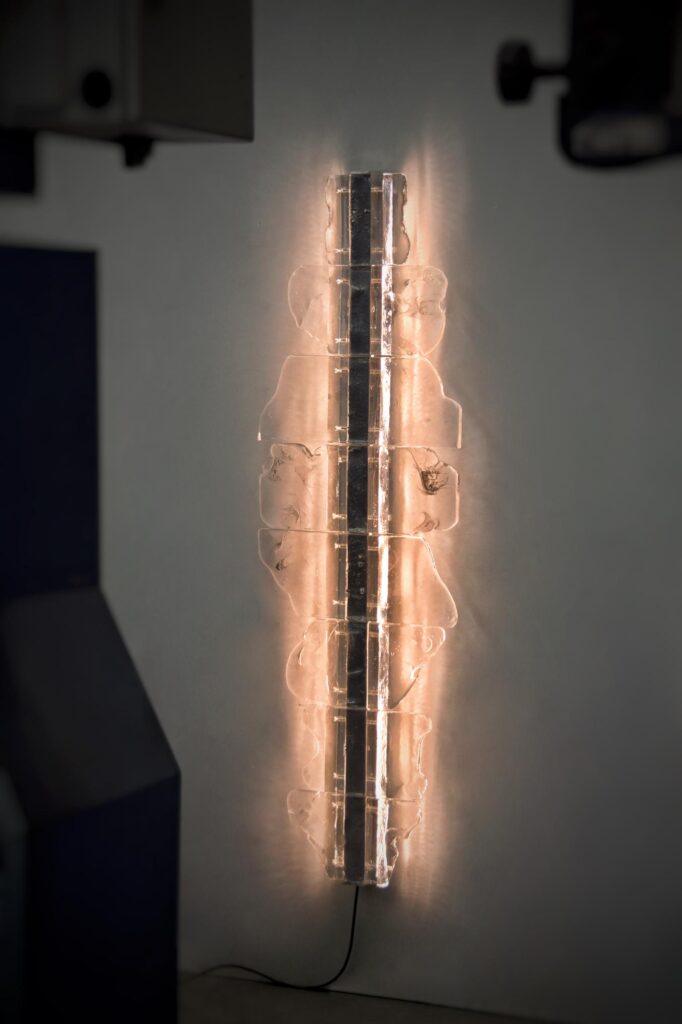 Ciénaga Vidrio modules installed as a lighting cluster