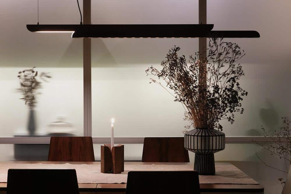 Moono sliding pendant light introduces tactile lighting design