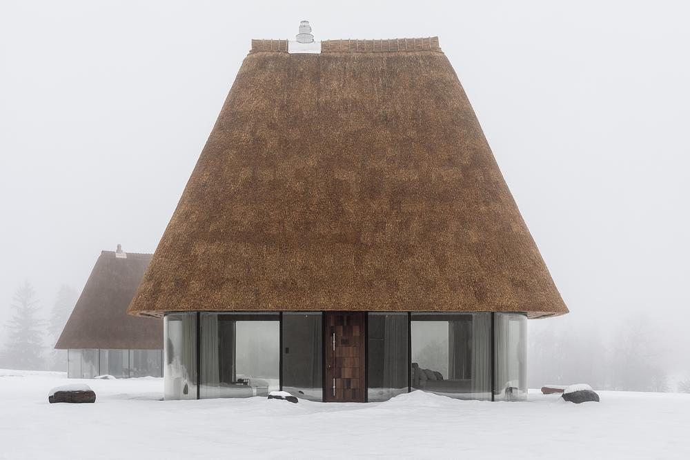 Guesthouses by YOD Group reinterpret the Ukrainian hata-mazanka -