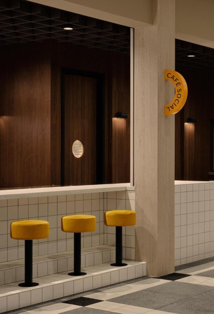 Hybrid bistro and café reinterpret corporate interior design -