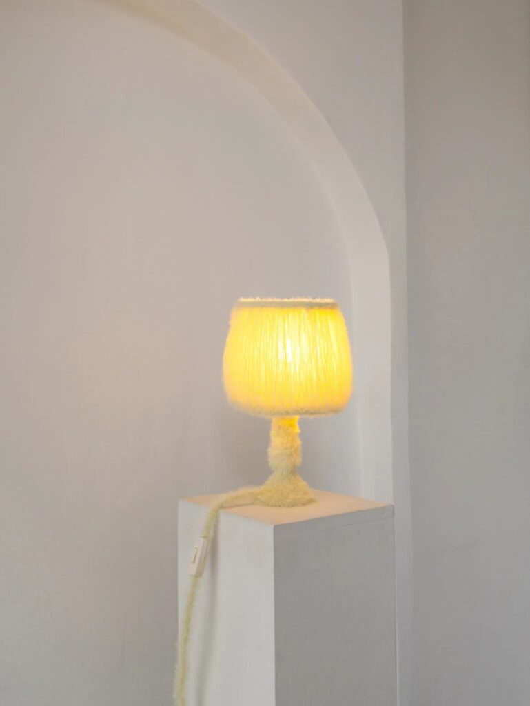 Nelly Bellegarde turns Napalosa knitwear practice into Furry Lamps