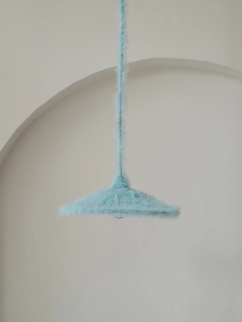Nelly Bellegarde turns napalosa_ knitwear practice into Furry Lamps -