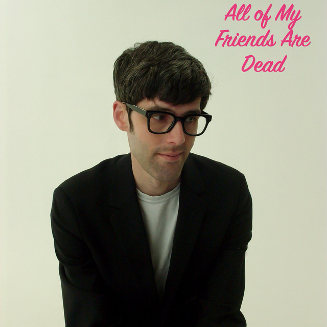 Cover artwork for Make Believe Love track "All Of My Friends Are Dead".