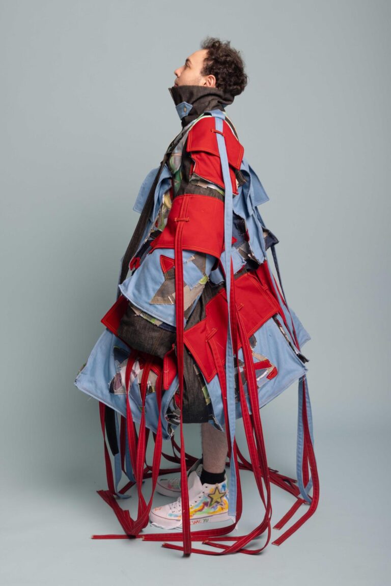 Isaac Yu reflects memory and militarism through streetwear collection Campaign image from Isaac Yu streetwear collection.