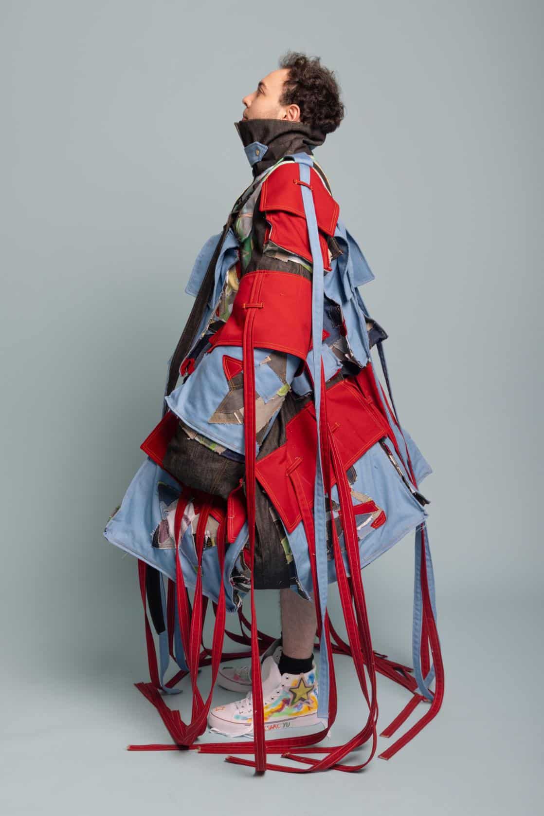 Campaign image from Isaac Yu streetwear collection.