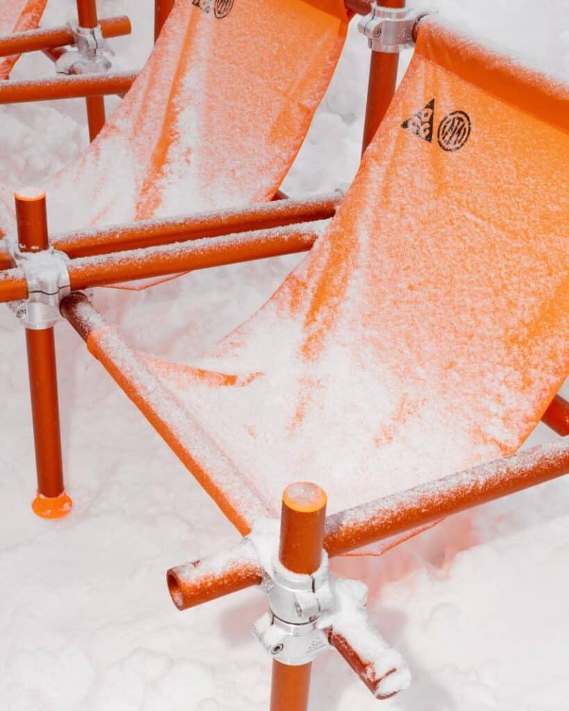 Product image of adaptive seating system for Nike ACG activation by Amsterdam Berlin