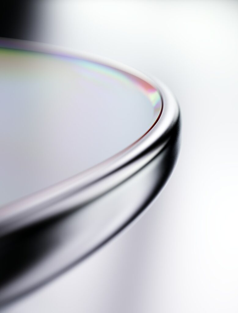 Close-up of the device surface and material detail