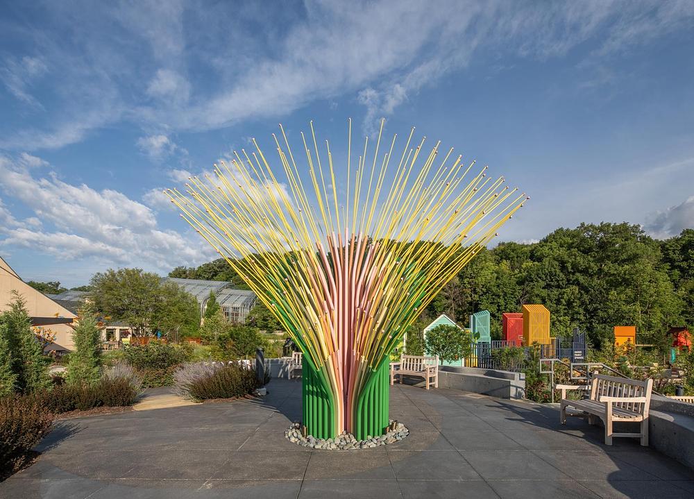 Chorus Ventus kinetic installation by NEON