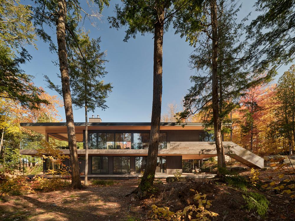 Long Lake Cottage rethinks off grid living by Dubbeldam Architecture Design