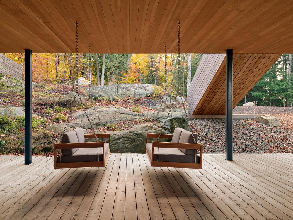 Long Lake Cottage rethinks off grid living by Dubbeldam Architecture Design -