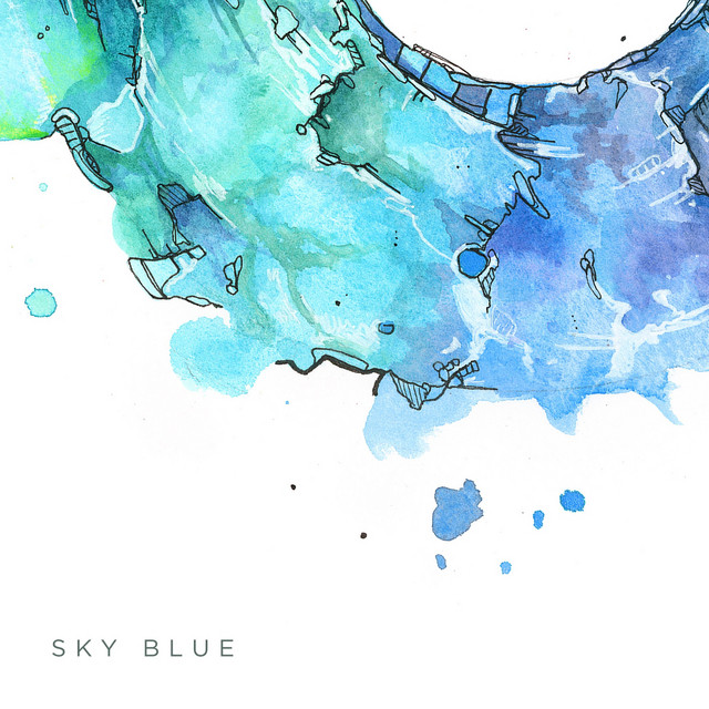 Carbon City Lights – Sky Blue