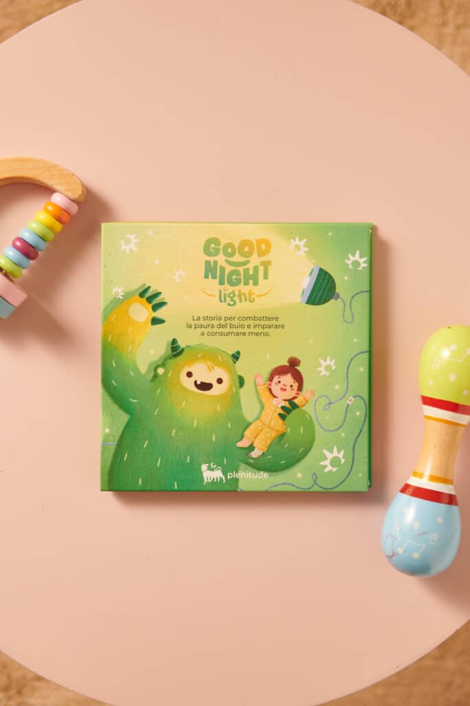 Plenitude creates Goodnight Light children book readable only in the dark