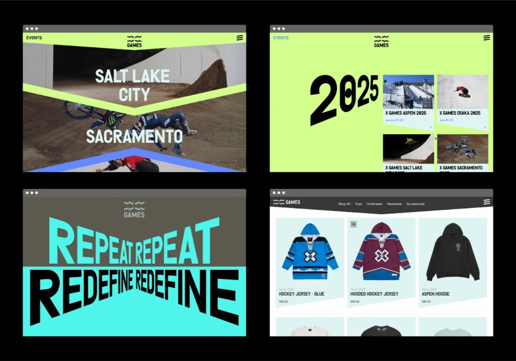 Gwen Geng designs X Games rebrand for a new generation of action sports -