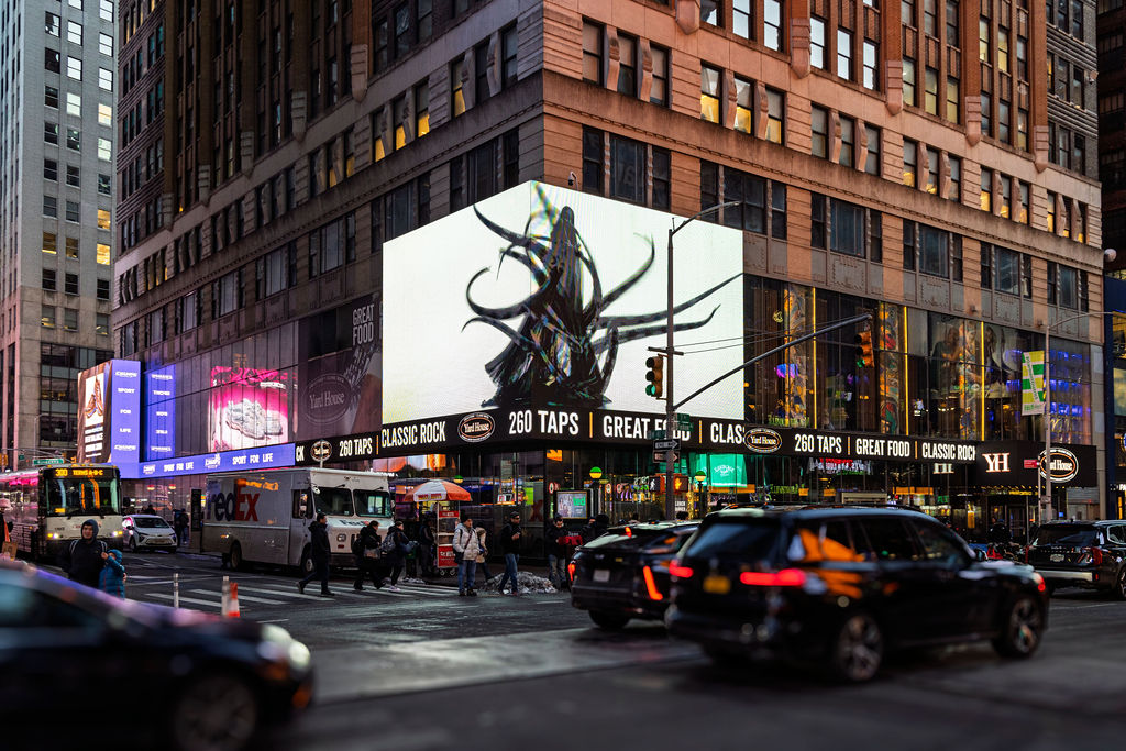 "Energetic Soul" installation by Marc Tudisco runs on ZAZ Corner Times Square