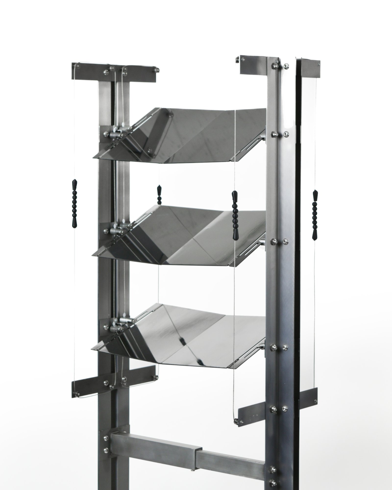 CHAGYEONG partition introduces reflective metal screen for interiors