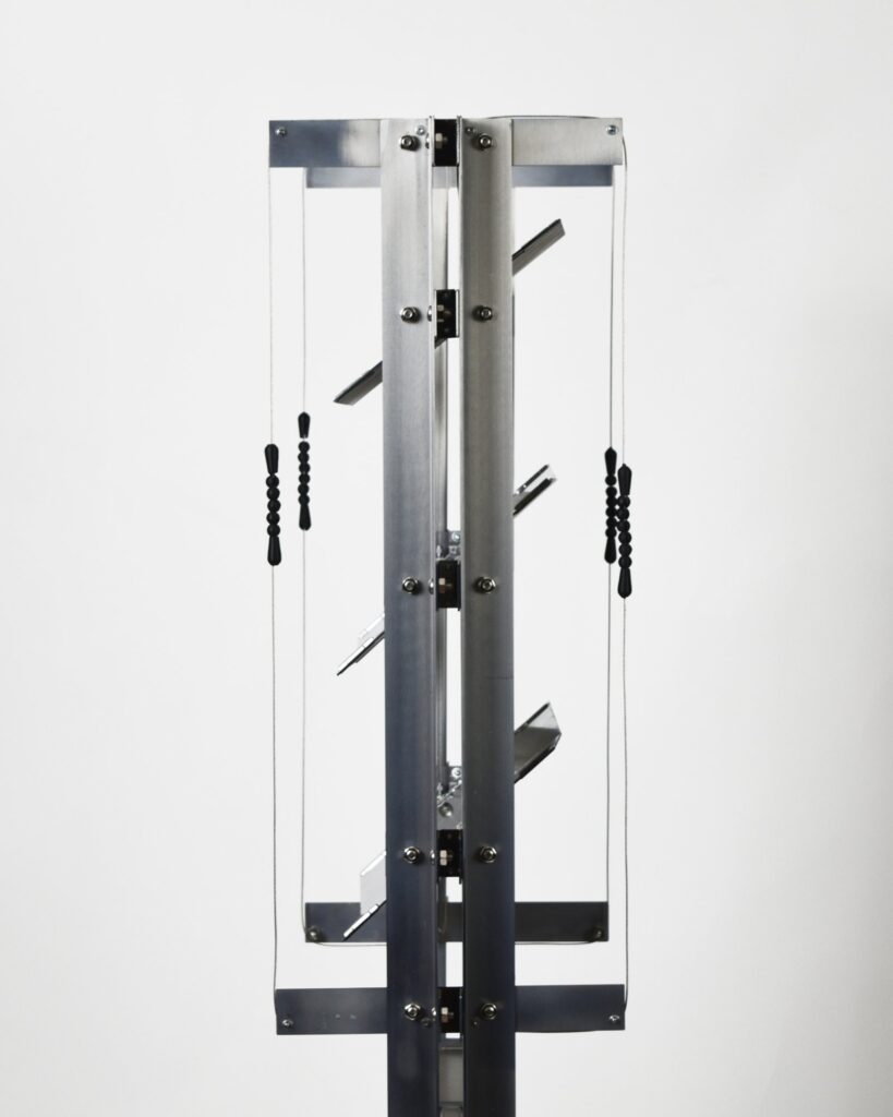 CHAGYEONG partition introduces reflective metal screen for interiors -