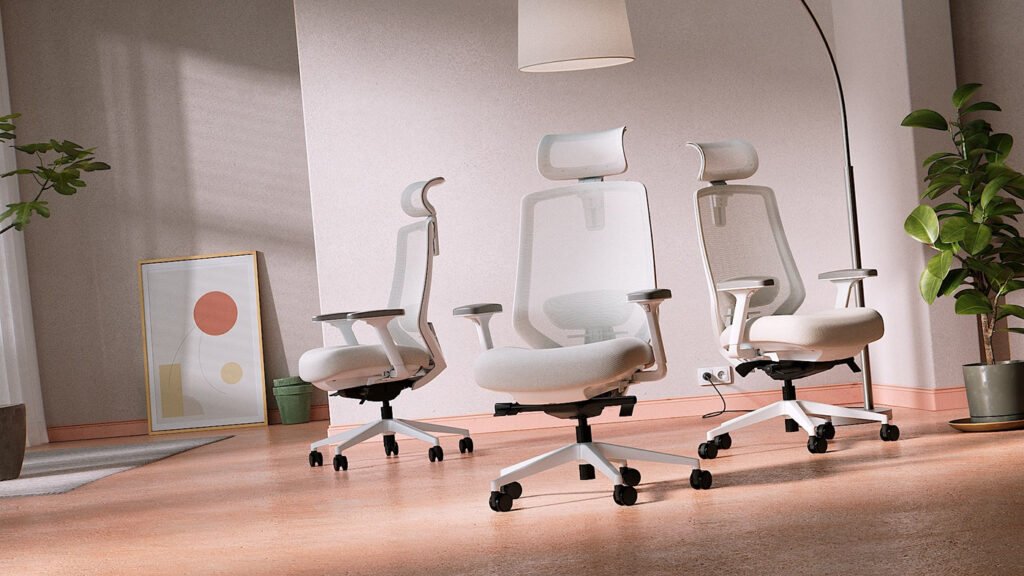 Changhoon Nam develops a CGI film for Branch Ergonomic Chair Pro -