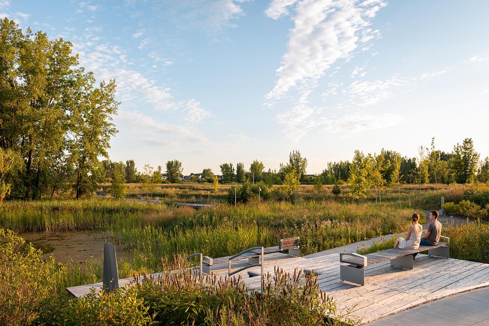Projet Paysage transforms industrial land into civic landscape in Laval ...