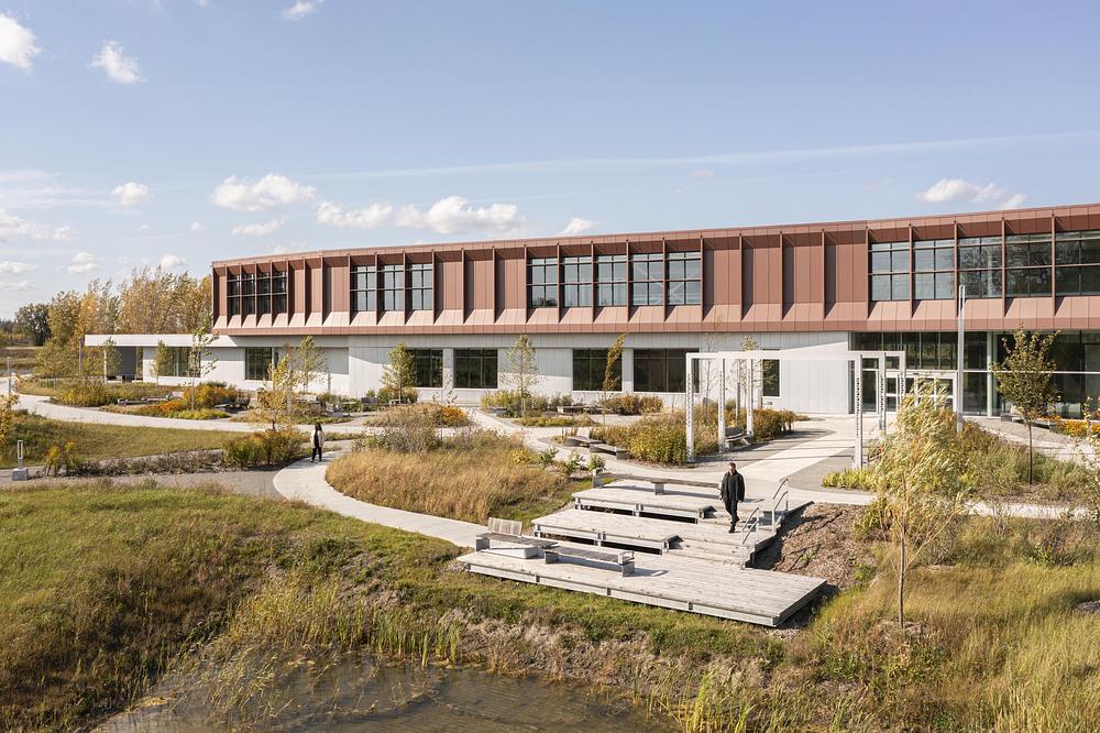 Projet Paysage transforms industrial land into civic landscape in Laval -