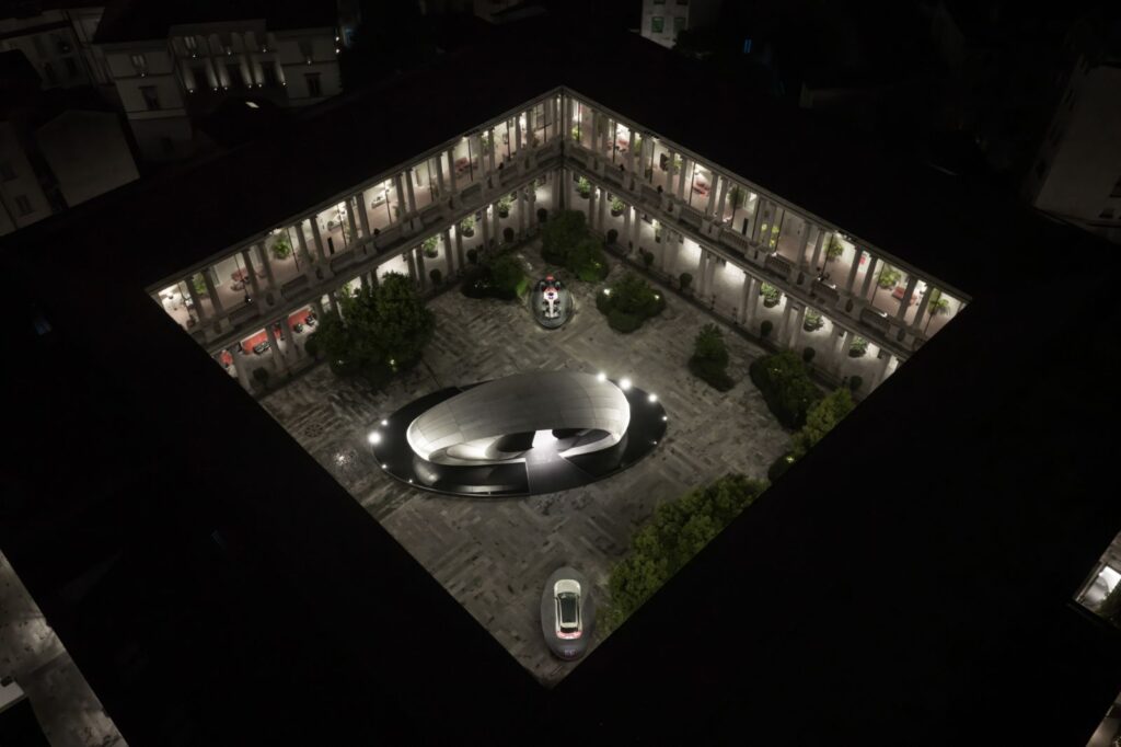 Audi and Zaha Hadid Architects bring 'Origin' installation to Milan Design Week 2026 -