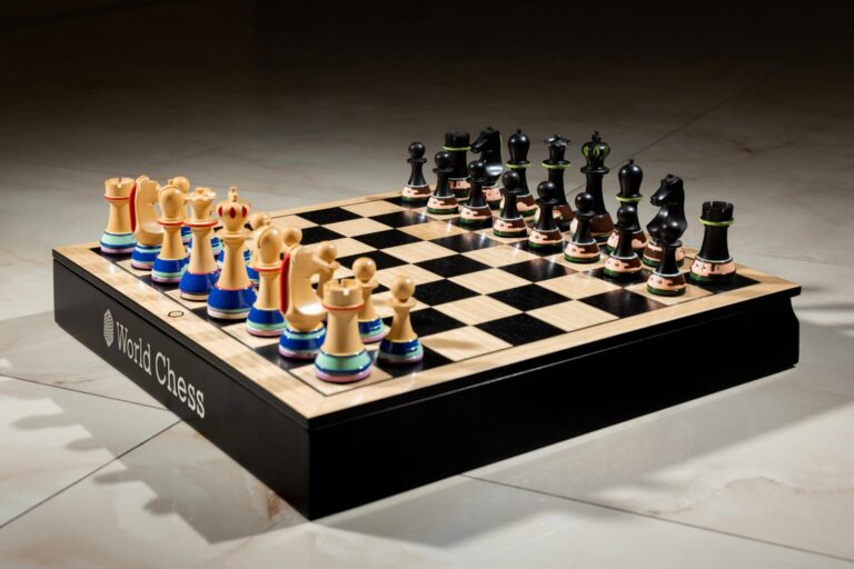 World Chess x Taras Yoom turn championship set into collectible design