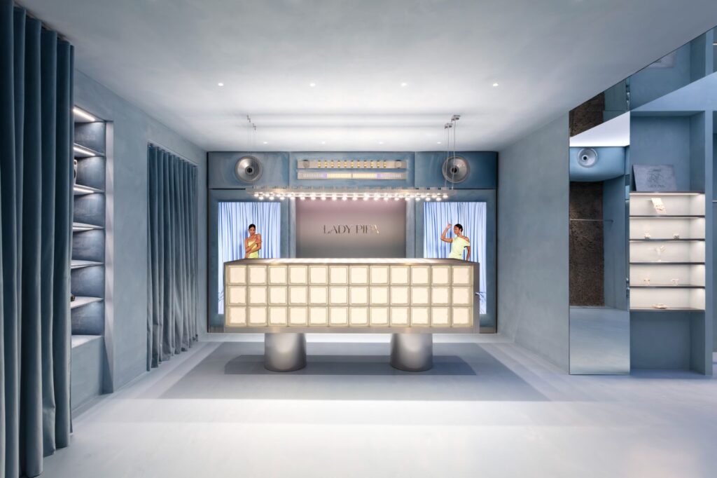 Lady Pipa flagship store Madrid turns retail into a cinematic interior