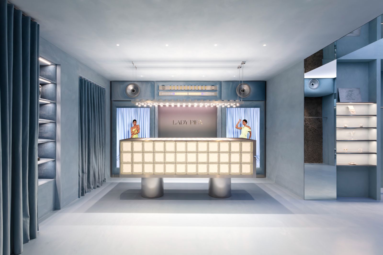 Lady Pipa flagship store Madrid turns retail into a cinematic interior