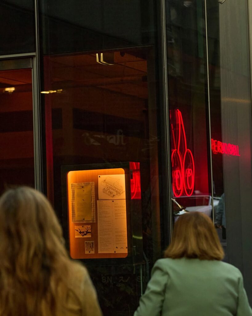 Dion Hall designs illuminated menu board for Supernormal in Melbourne -