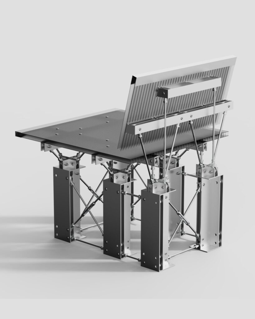 YY Series by Neo applies architectural truss structures to furniture -
