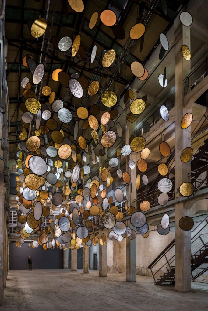 HALOS by SpY shapes light through kinetic installation in Florence -