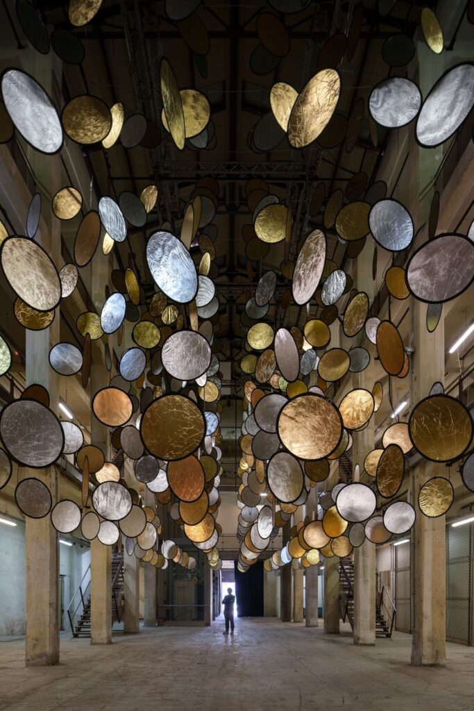 HALOS by SpY shapes light through kinetic installation in Florence -