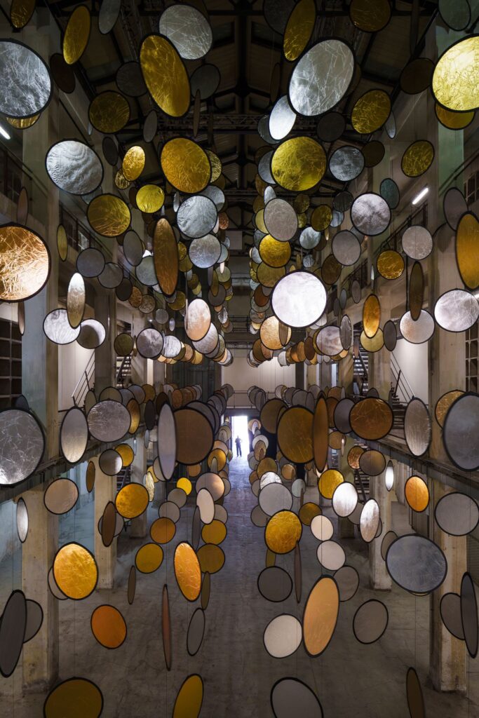 HALOS by SpY shapes light through kinetic installation in Florence -