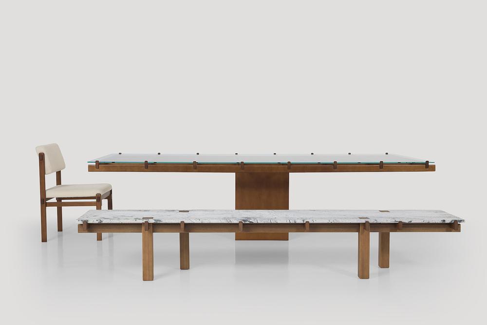 Triptyque and Breton turn structures into furniture with Assemblage Collection