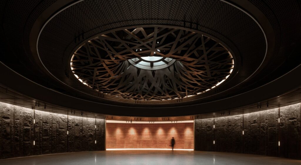 Wutopia Lab shapes underground gallery as root system