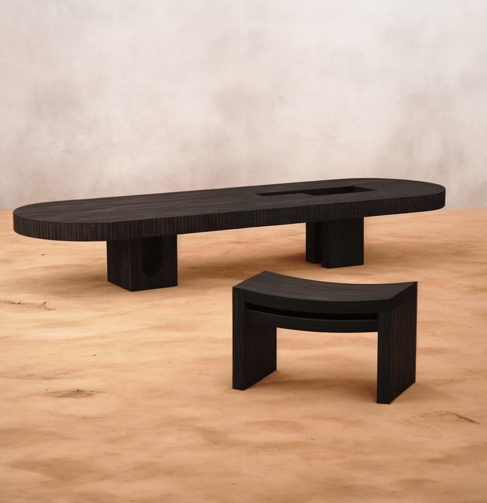 Terry Aidoo creates Kabila Collection from sapele wood