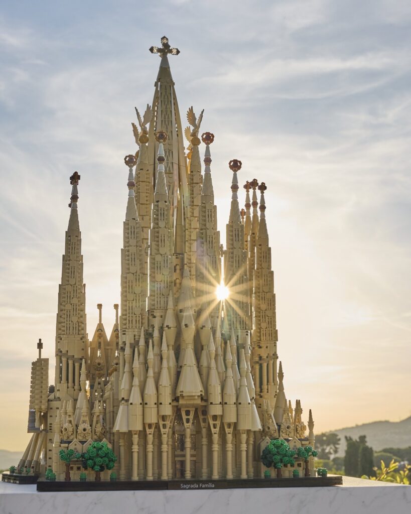 Lego has recreated the Sagrada Familia