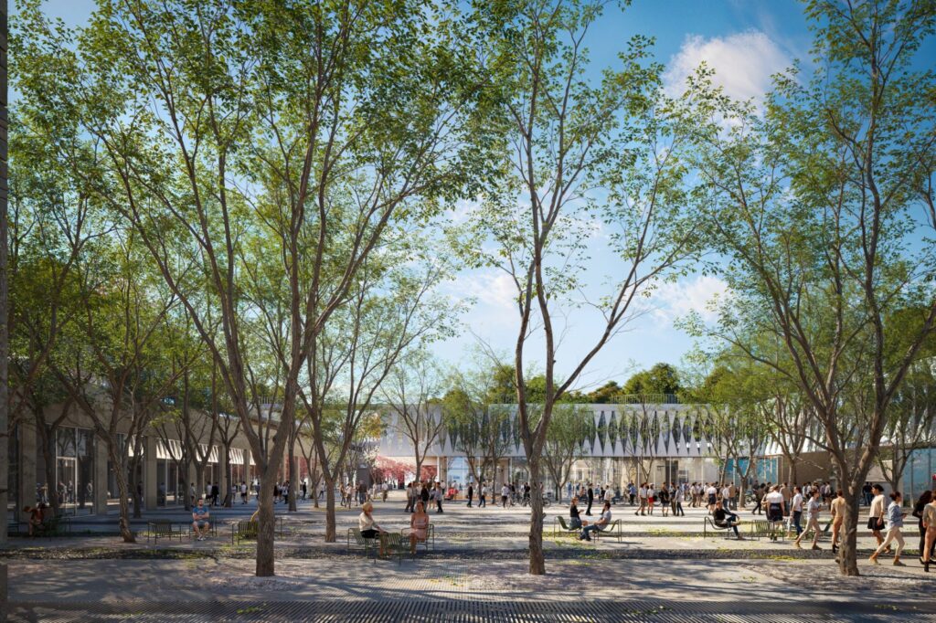Stefano Boeri Architetti designs a green courtyard in Rome -