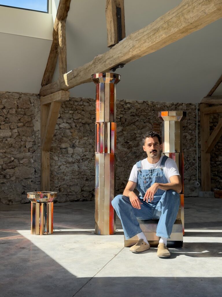 Theo Galliakis reimagines Greek columns in Golden Ruins collection -