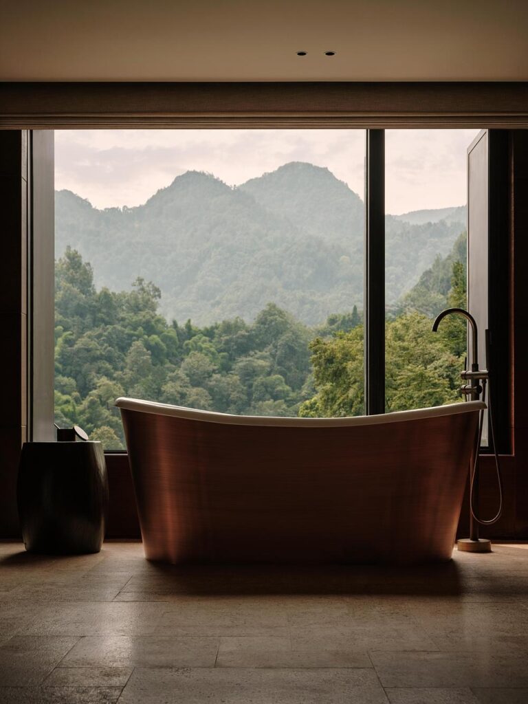 Studio J. Bridgland roots ZOLAND·Emei Resort in the mountain landscape -