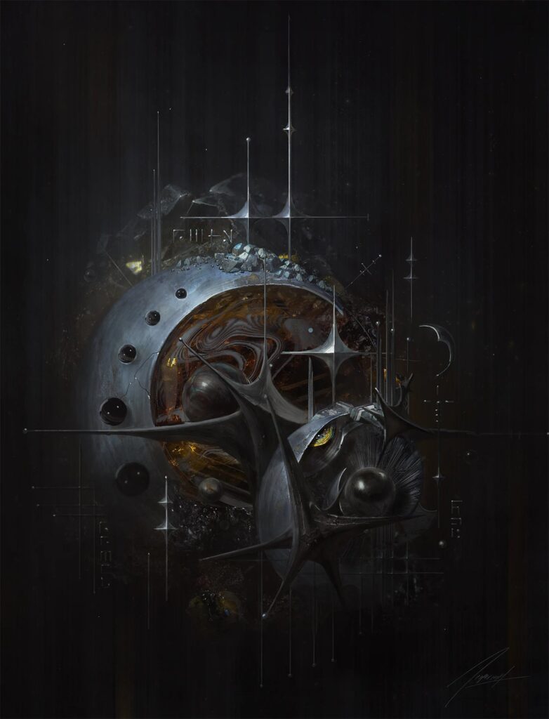 Jesperish builds symbolic digital worlds of the ancient future -