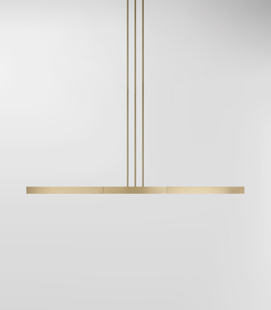 Ross Gardam designs Liminal linear pendant with uplight and downlight