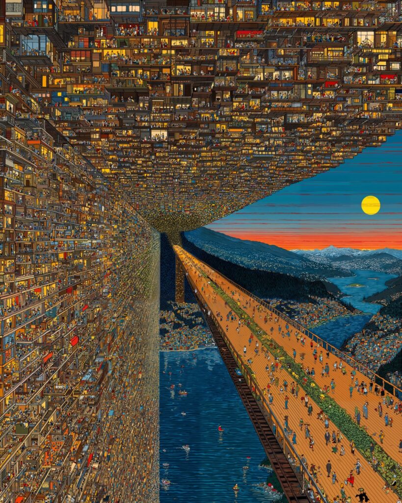 Richard Nadler builds intricate digital worlds between memory and machine -