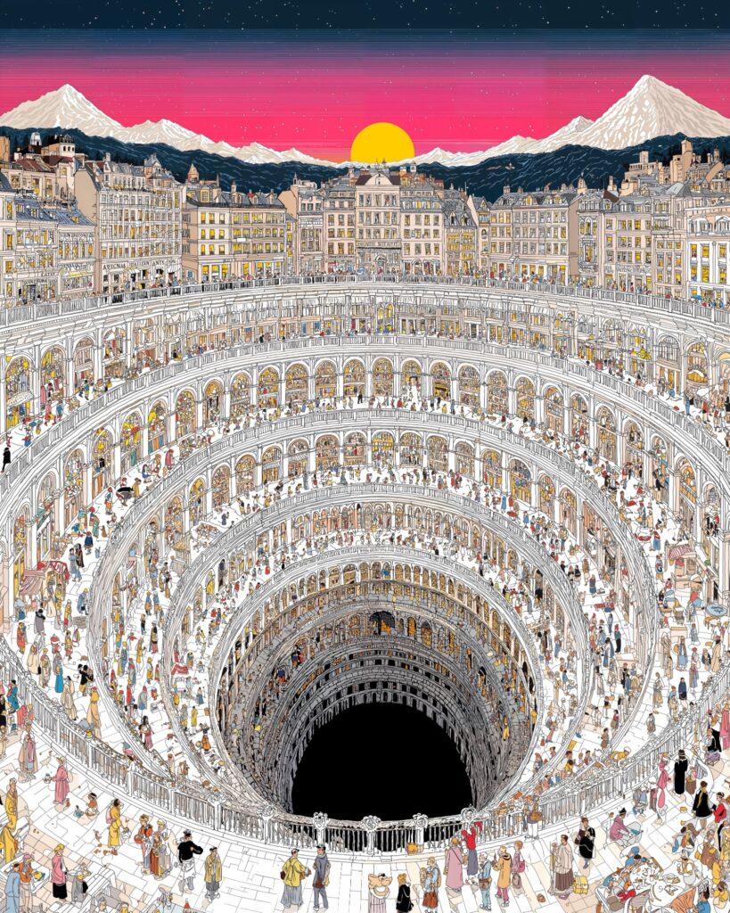 Richard Nadler builds intricate digital worlds between memory and machine -