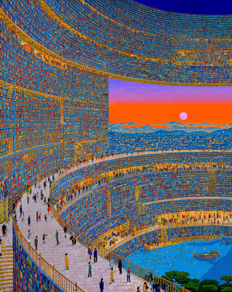 Richard Nadler builds intricate digital worlds between memory and machine -