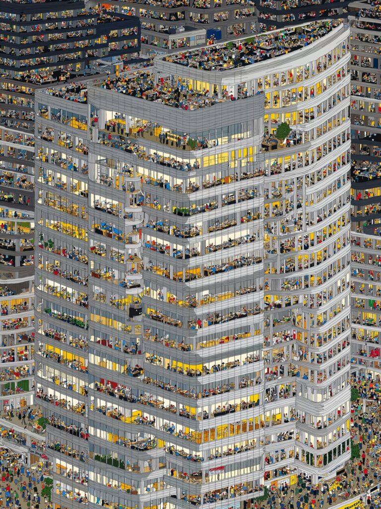 Richard Nadler builds intricate digital worlds between memory and machine -