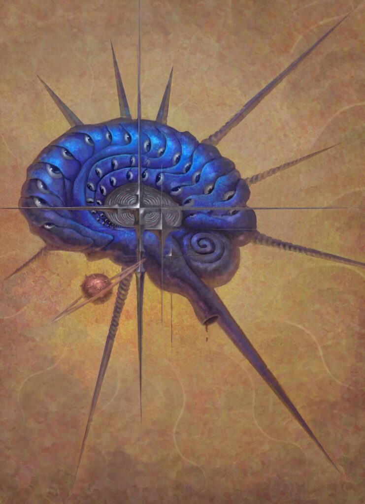 Jesperish builds symbolic digital worlds of the ancient future -