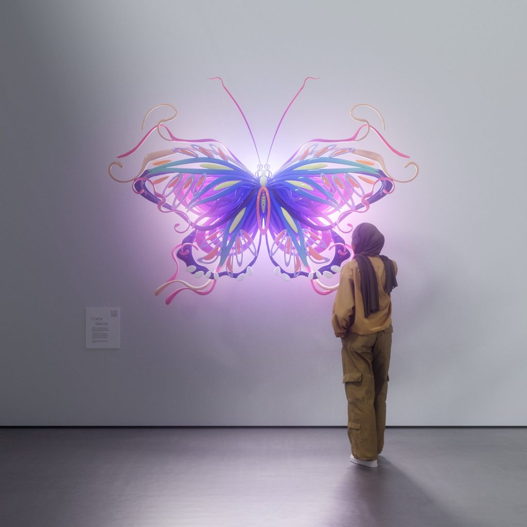Clara Bacou fills Outernet London with monumental digital sculptures -