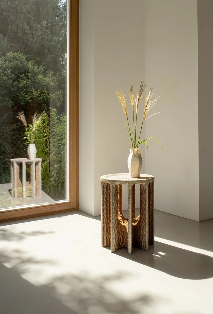 Tilla Goldberg and Ippolito Fleitz Group design AEVA a 3D printed side table 2