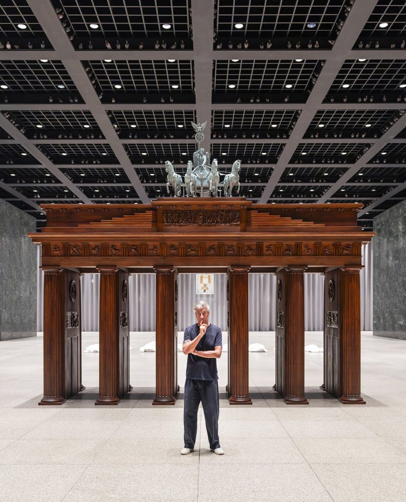 Maurizio Cattelan brings NIGHT to the Neue Nationalgalerie in Berlin