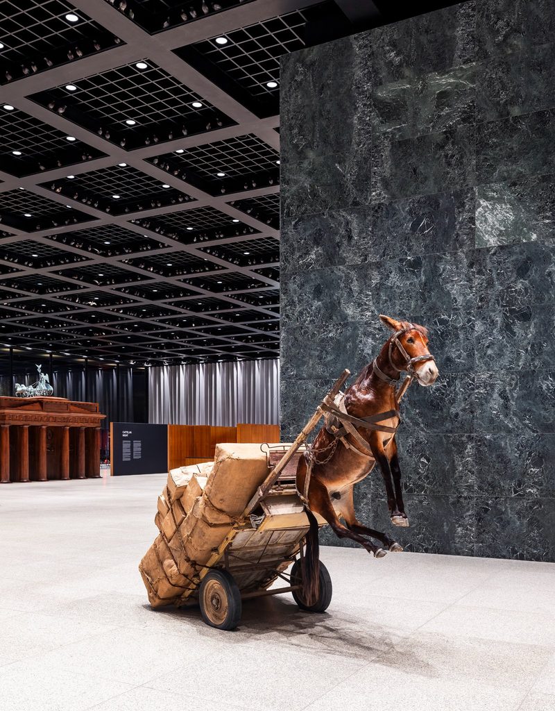 Maurizio Cattelan brings NIGHT to the Neue Nationalgalerie in Berlin -